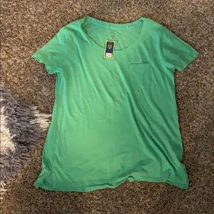 prince and fox green pocket tee